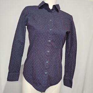 BROOKS BROTHERS 1818 RED FLEECE LADIES LUXURY BUTTON DOWN SHIRT/BLOUSE